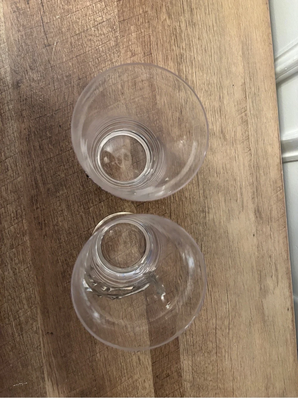 Silver Skeleton Hand Accent Highball Glasses - Pottery Barn Set of 2